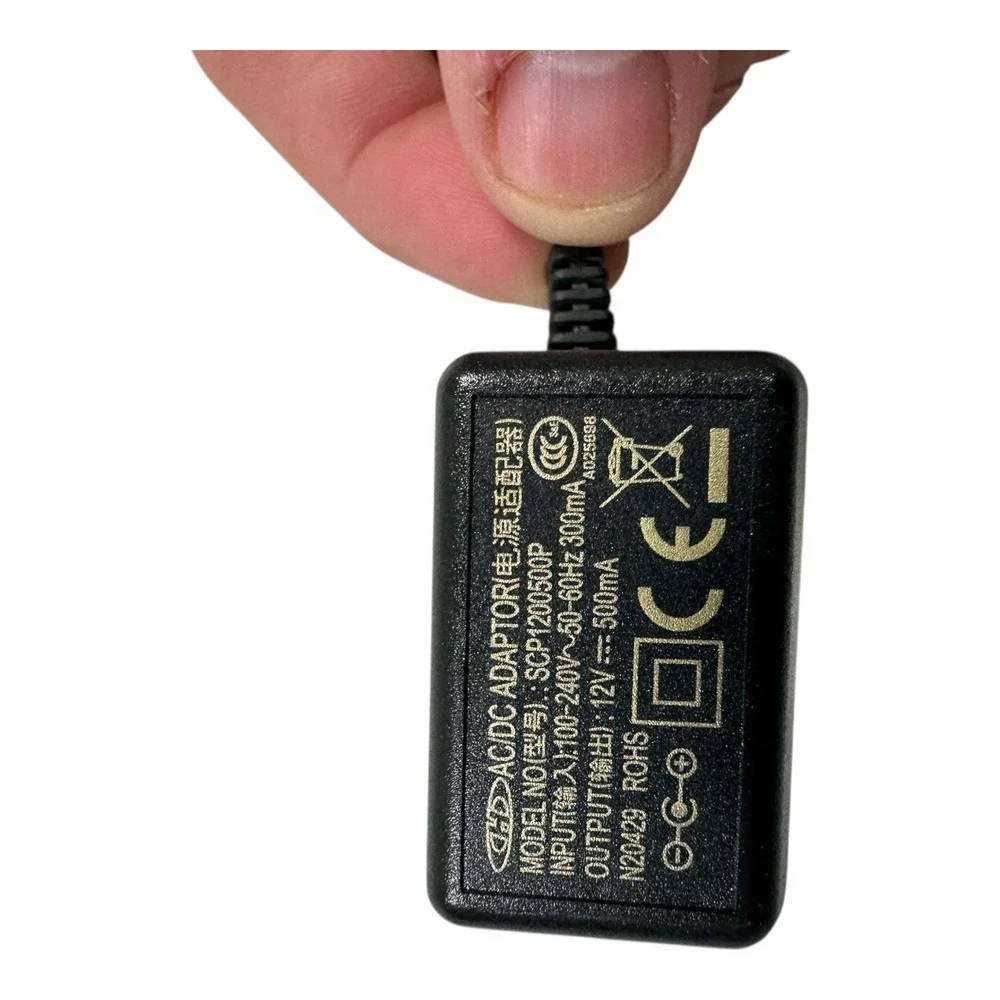 AC DC Power Adapter SCP1200500P 100-240V 50-60Hz 300mA Output 12V 500mA Charger‎